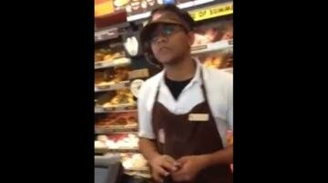 Dunkin' Donuts Worker Endures Rant in Viral Video Dunkin' Donuts Worker Endures Rant in Viral Video