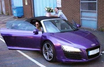 Tulisa's car vandalised: £100k Audi keyed and scratched with the word 'sl*t' Tulisa's car vandalised: £100k Audi keyed and scratched with the word 'sl*t'